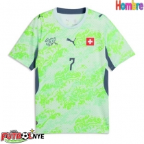 Camiseta Suiza Breel Embolo #7 Visitante Equipación Mundial 2026 manga corta